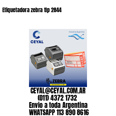 Etiquetadora zebra tlp 2844