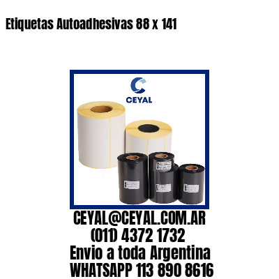 Etiquetas Autoadhesivas 88 x 141