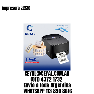 impresora zt230