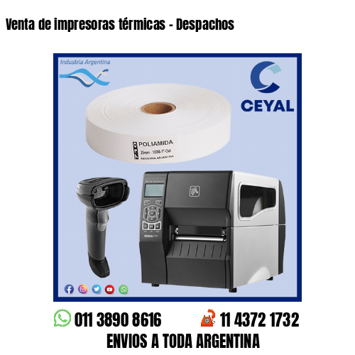 Venta de impresoras térmicas – Despachos