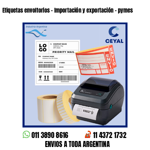 Etiquetas envoltorios – Importación y exportación – pymes