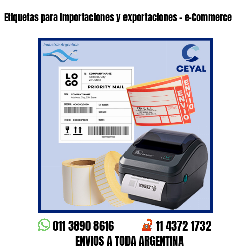 Etiquetas para importaciones y exportaciones – e-Commerce