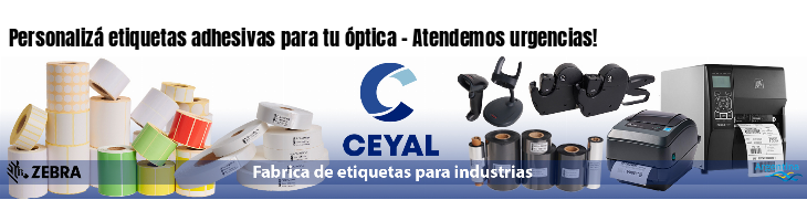 Personalizá etiquetas adhesivas para tu óptica - Atendemos urgencias!