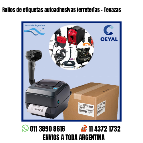 Rollos de etiquetas autoadhesivas ferreterías – Tenazas