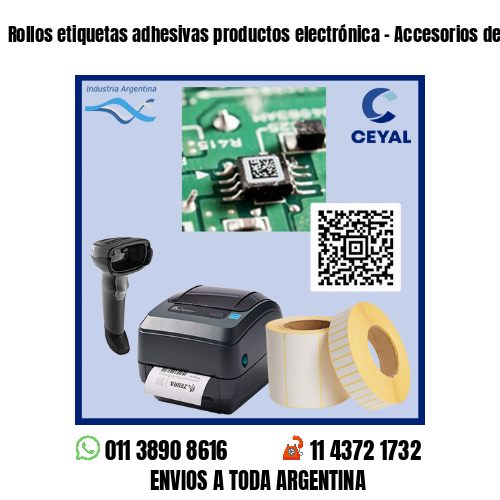 Rollos etiquetas adhesivas productos electrónica – Accesorios de audios