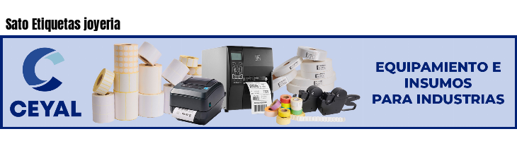 Sato Etiquetas joyeria