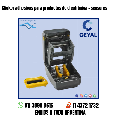 Sticker adhesivos para productos de electrónica – sensores