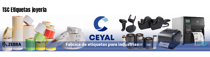 TSC Etiquetas joyeria