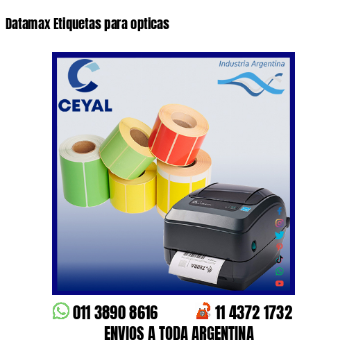 Datamax Etiquetas para opticas