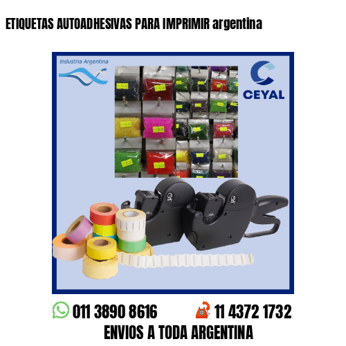 ETIQUETAS AUTOADHESIVAS PARA IMPRIMIR argentina