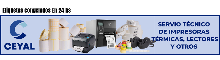 Etiquetas congelados En 24 hs 