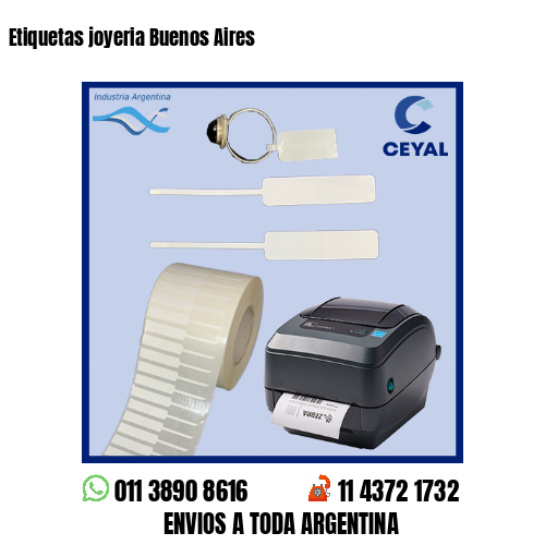Etiquetas joyeria Buenos Aires