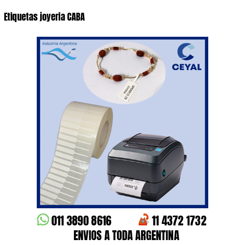 Etiquetas joyeria CABA