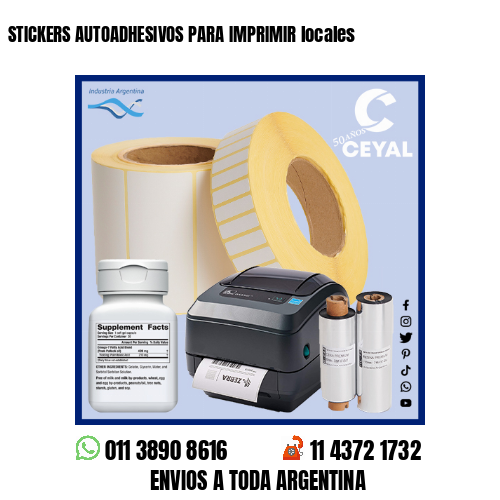 STICKERS AUTOADHESIVOS PARA IMPRIMIR locales