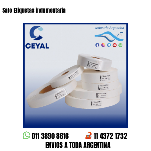 Sato Etiquetas indumentaria