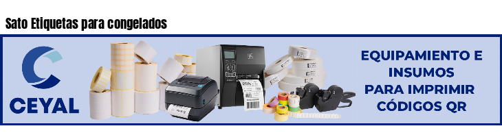 Sato Etiquetas para congelados