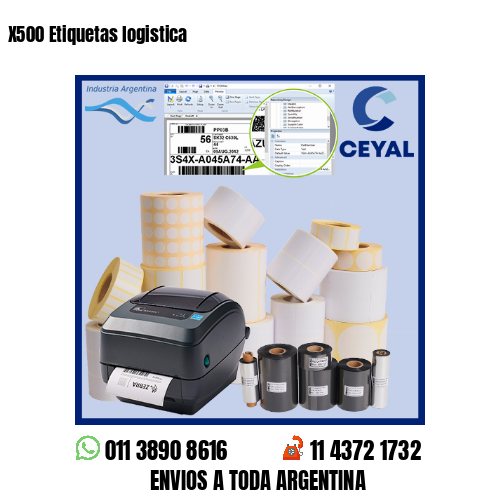 X500 Etiquetas logistica