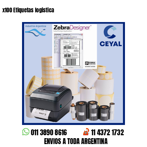 x100 Etiquetas logistica