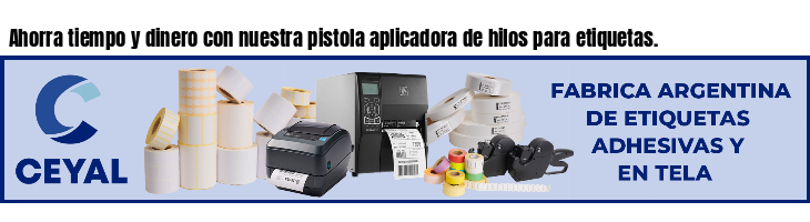 Ahorra tiempo y dinero con nuestra pistola aplicadora de hilos para etiquetas.