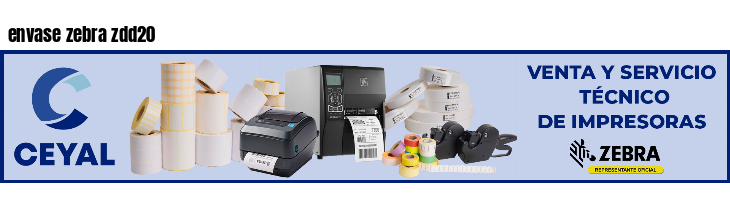 envase zebra zdd20
