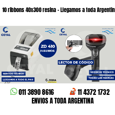 10 ribbons 40x300 resina - Llegamos a toda Argentina