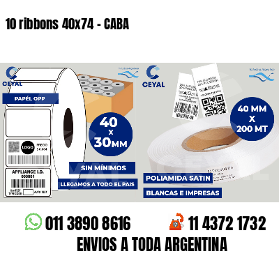 10 ribbons 40x74 - CABA