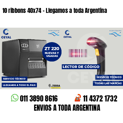 10 ribbons 40x74 - Llegamos a toda Argentina