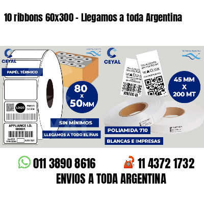 10 ribbons 60x300 - Llegamos a toda Argentina