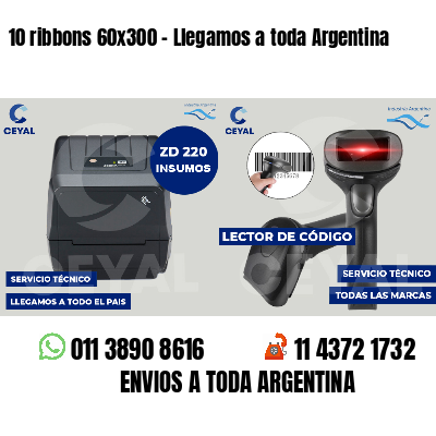 10 ribbons 60x300 - Llegamos a toda Argentina
