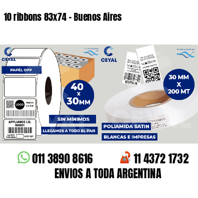 10 ribbons 83x74 - Buenos Aires