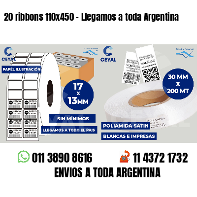 20 ribbons 110x450 - Llegamos a toda Argentina