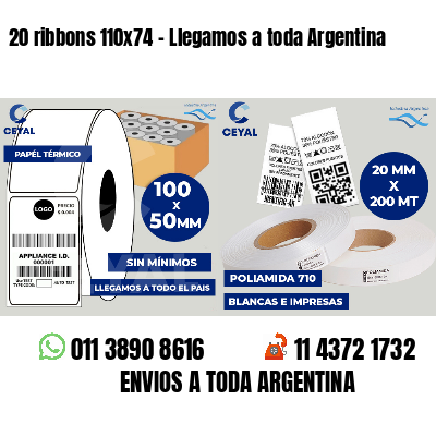 20 ribbons 110x74 - Llegamos a toda Argentina