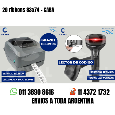 20 ribbons 83x74 - CABA