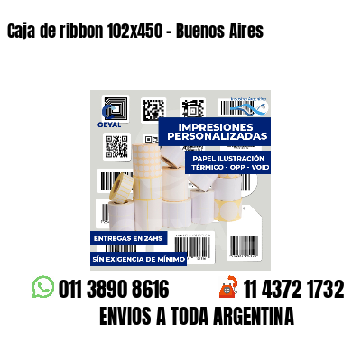 Caja de ribbon 102x450 - Buenos Aires