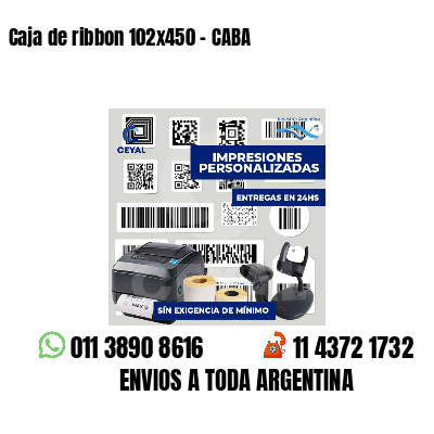 Caja de ribbon 102x450 - CABA