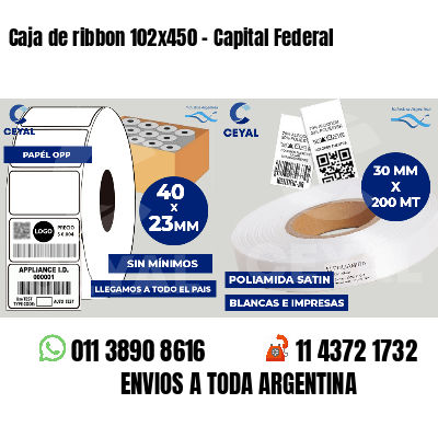 Caja de ribbon 102x450 - Capital Federal