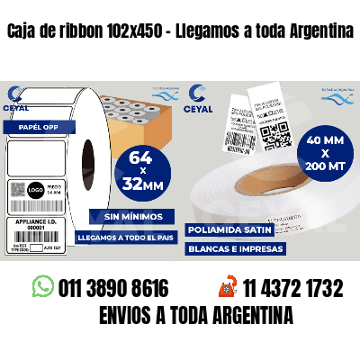 Caja de ribbon 102x450 - Llegamos a toda Argentina