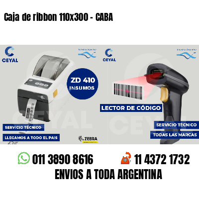 Caja de ribbon 110x300 - CABA