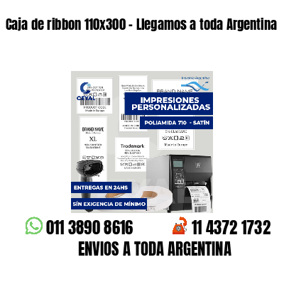Caja de ribbon 110x300 - Llegamos a toda Argentina