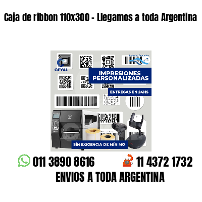 Caja de ribbon 110x300 - Llegamos a toda Argentina