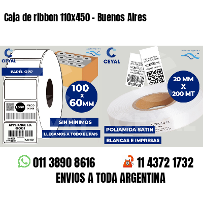Caja de ribbon 110x450 - Buenos Aires