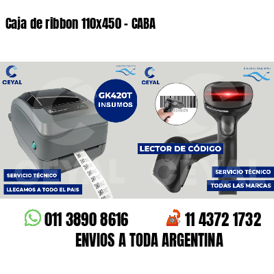 Caja de ribbon 110x450 - CABA