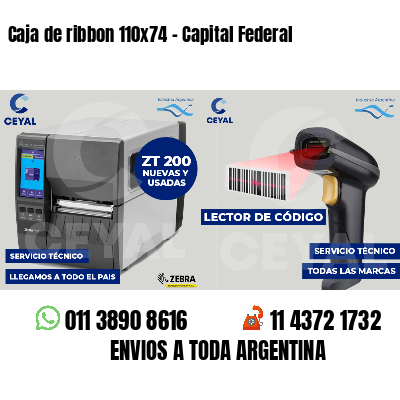 Caja de ribbon 110x74 - Capital Federal