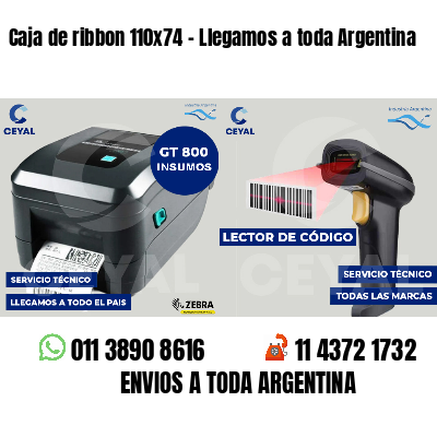 Caja de ribbon 110x74 - Llegamos a toda Argentina