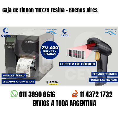 Caja de ribbon 110x74 resina - Buenos Aires