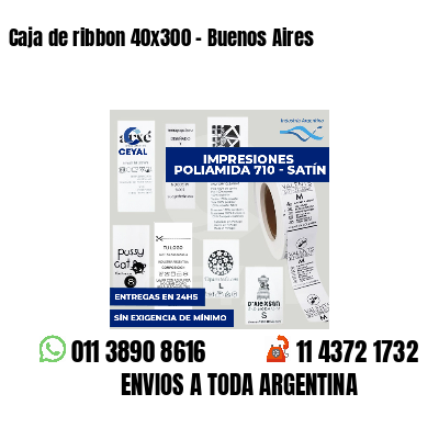 Caja de ribbon 40x300 - Buenos Aires