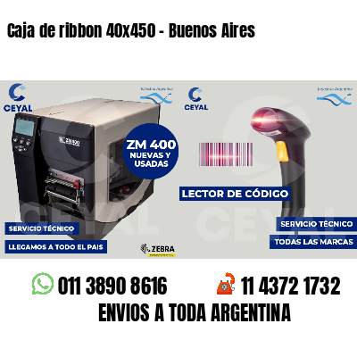 Caja de ribbon 40x450 - Buenos Aires