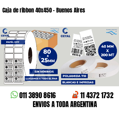 Caja de ribbon 40x450 - Buenos Aires