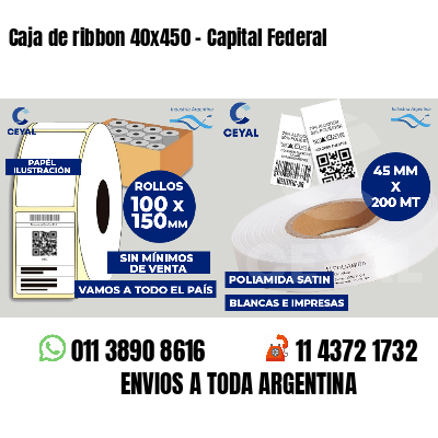 Caja de ribbon 40x450 - Capital Federal