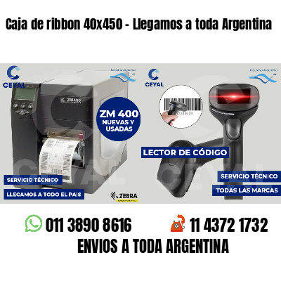 Caja de ribbon 40x450 - Llegamos a toda Argentina
